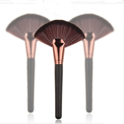 2017 Lades Private Label Makeup Brush Fan Brush